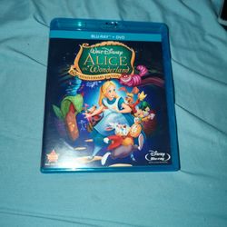 Alice in Wonderland Blu Ray+ DVD