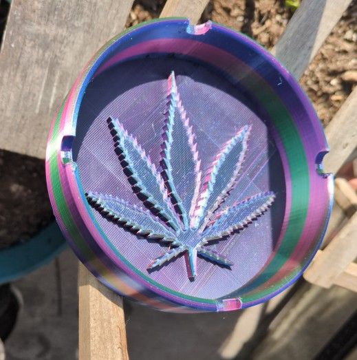 Pot Leaf Ashtray