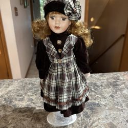 Vintage Porcelain Doll 