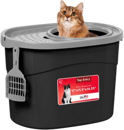 NEW TOP ENTRY CAT BOX