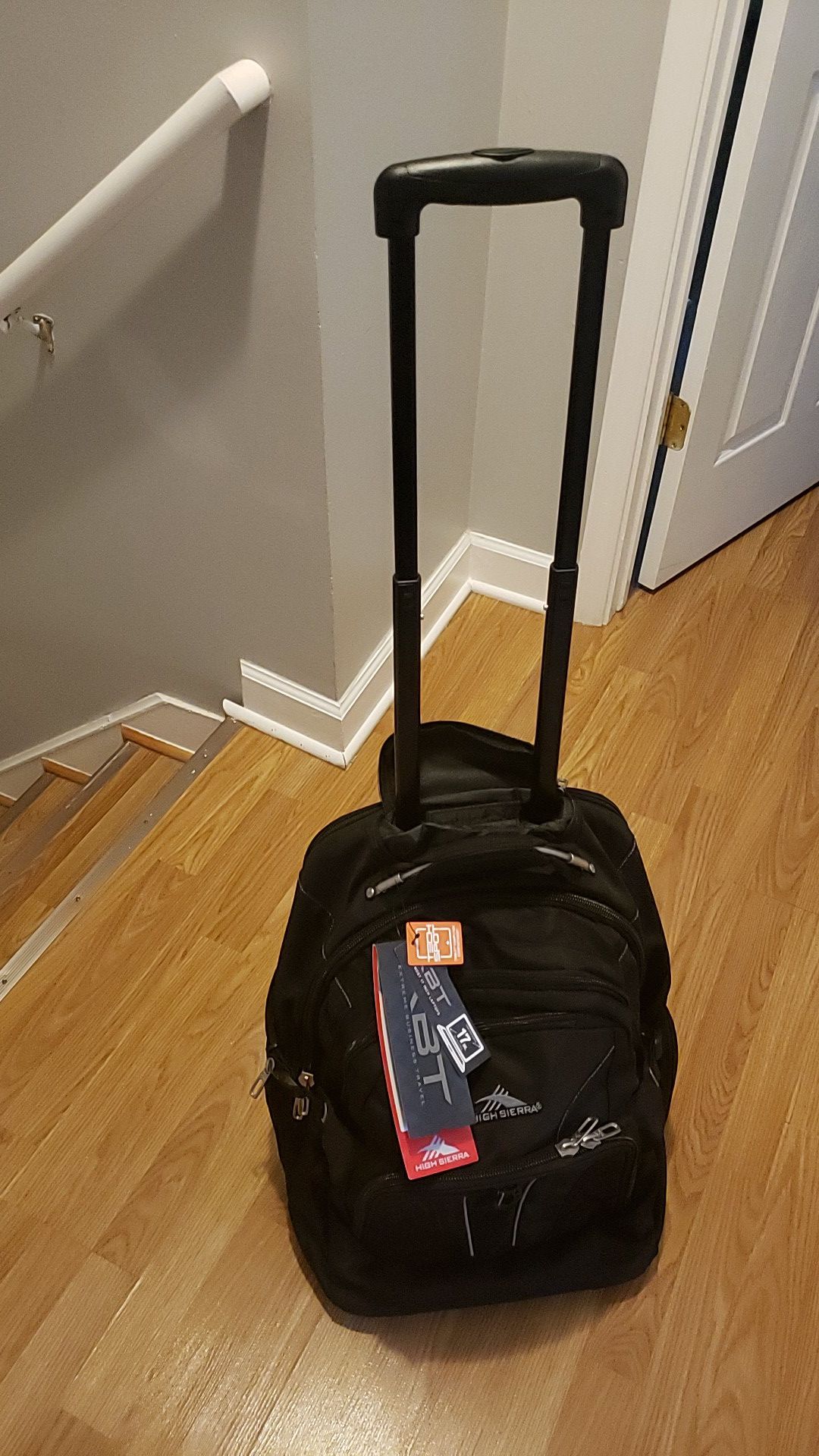 BRAND NEW high sierra xbt wheeled backpack (black) LAPTOP