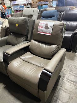 Leather recliner from Costco