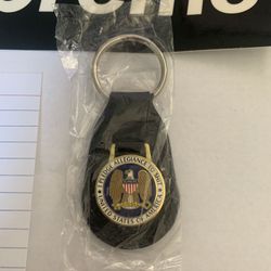 Supreme Pledge Allegiance Keychain