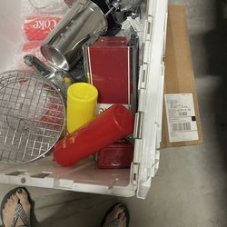 1950’s Style Misc. Baskets W/tissue For Hamburgers And French Fries Paper Holders. And More