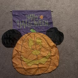 Halloween Mikey Mouse Banner 