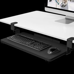 FlexiSpot KT2B Clamp-On Adjustable Keyboard Tray (Model KT2B)