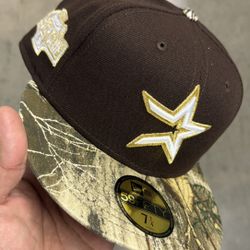 HOUSTON ASTROS NEW ERA FITTED HAT SIZE SZ 7-1/4