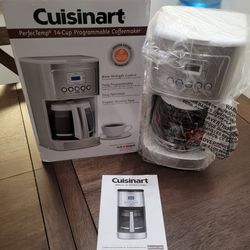 New Cuisinart Perfectemp 14c Programmable Coffee Maker- Free Delivery