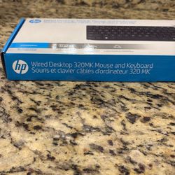 Wired Desktop 320 Mk, Mouse And Keyboard