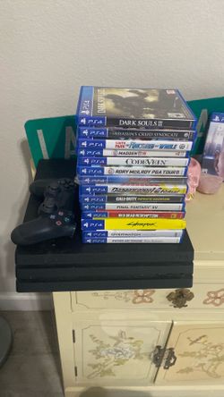 Ps4 Pro with 14 Games