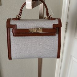 Urban Expression Brown/Cream Handbag