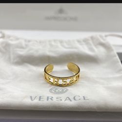 Versace Gold cuff bracelet size M 