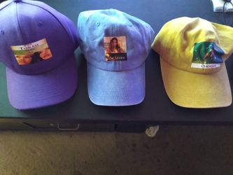 Colorful Graphic Baseball Caps - Set of 3