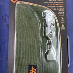 Gerber Beanie And  E.A.B. Pocket Knife 