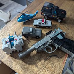 Old Toys From The 1980's CHiPs MOTU Transformers GoBots GI Joe