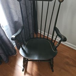 Antique S. Bent & Bros.  Colonial Rocking Chair