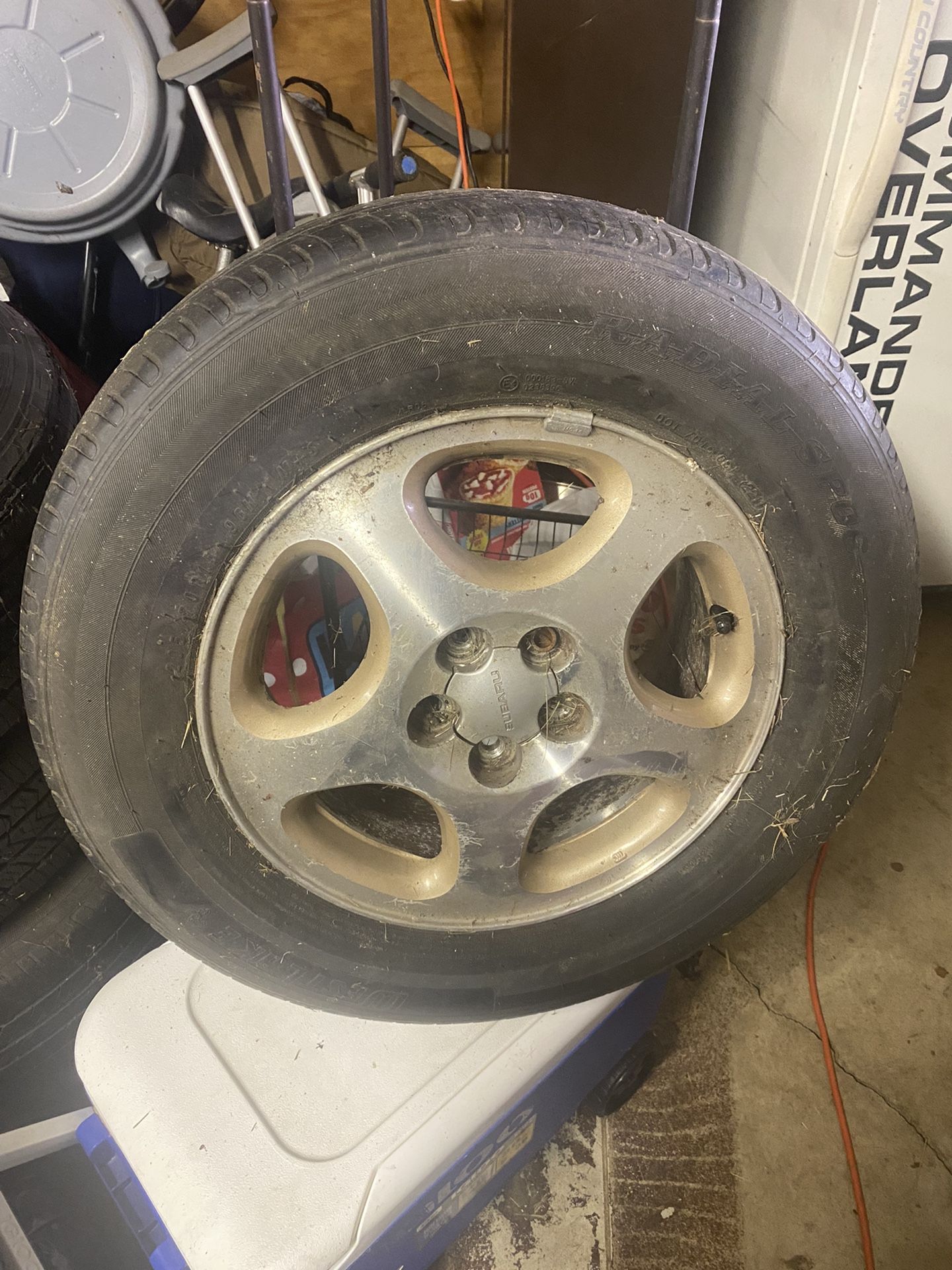 1997 Subaru Legacy Outback Rim And Tire (only One)