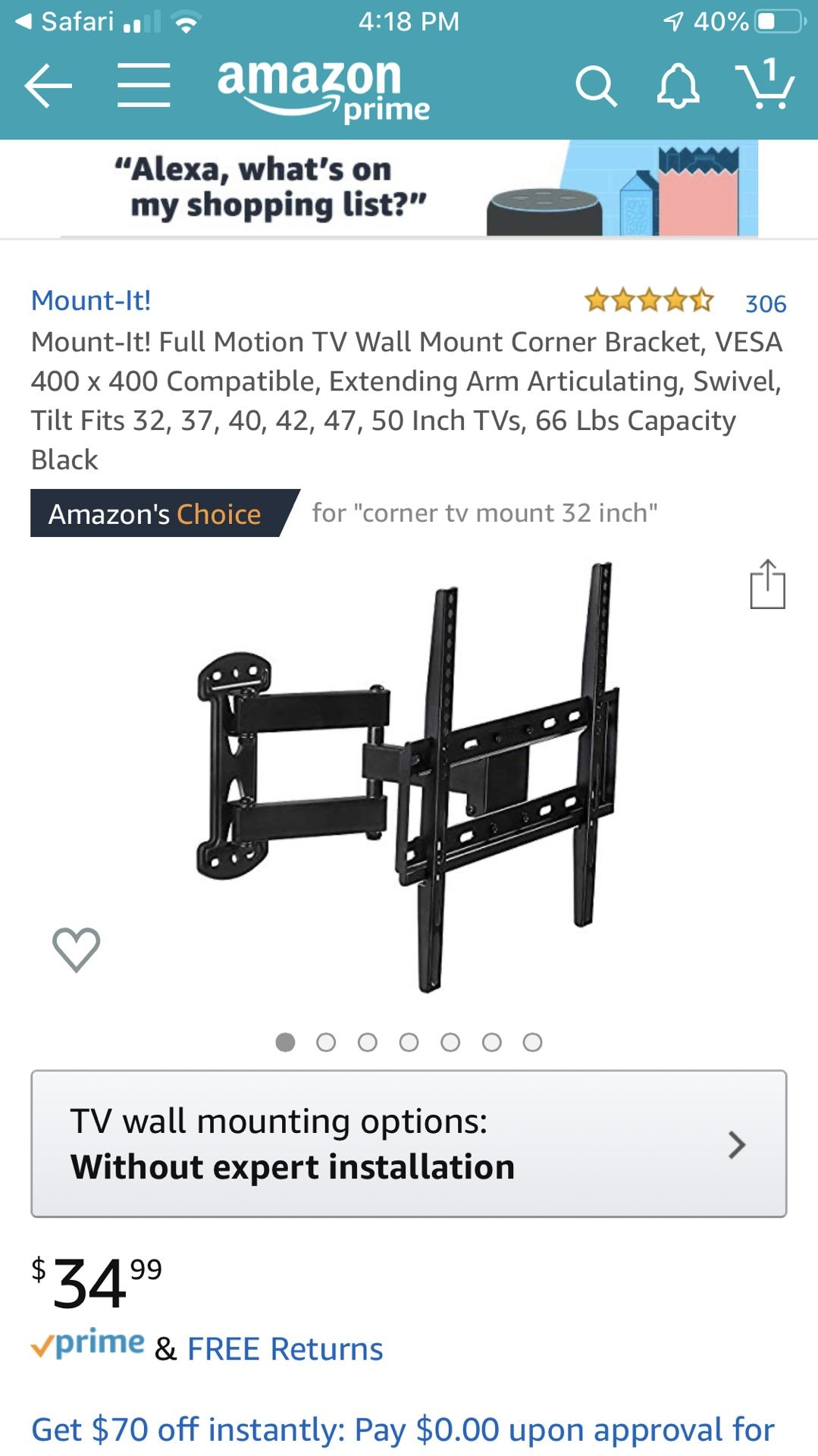 Black Friday Special-Flat Screen TV Wall Mount