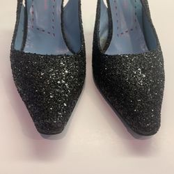 Leopoldo Giordano Women Black        4” Heels EUR 38 Made in Italy. 