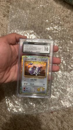 2023 Pokémon TCG Classic Lt. Surge's Rattata graded CGC 10 Gem Mint with bunch of card