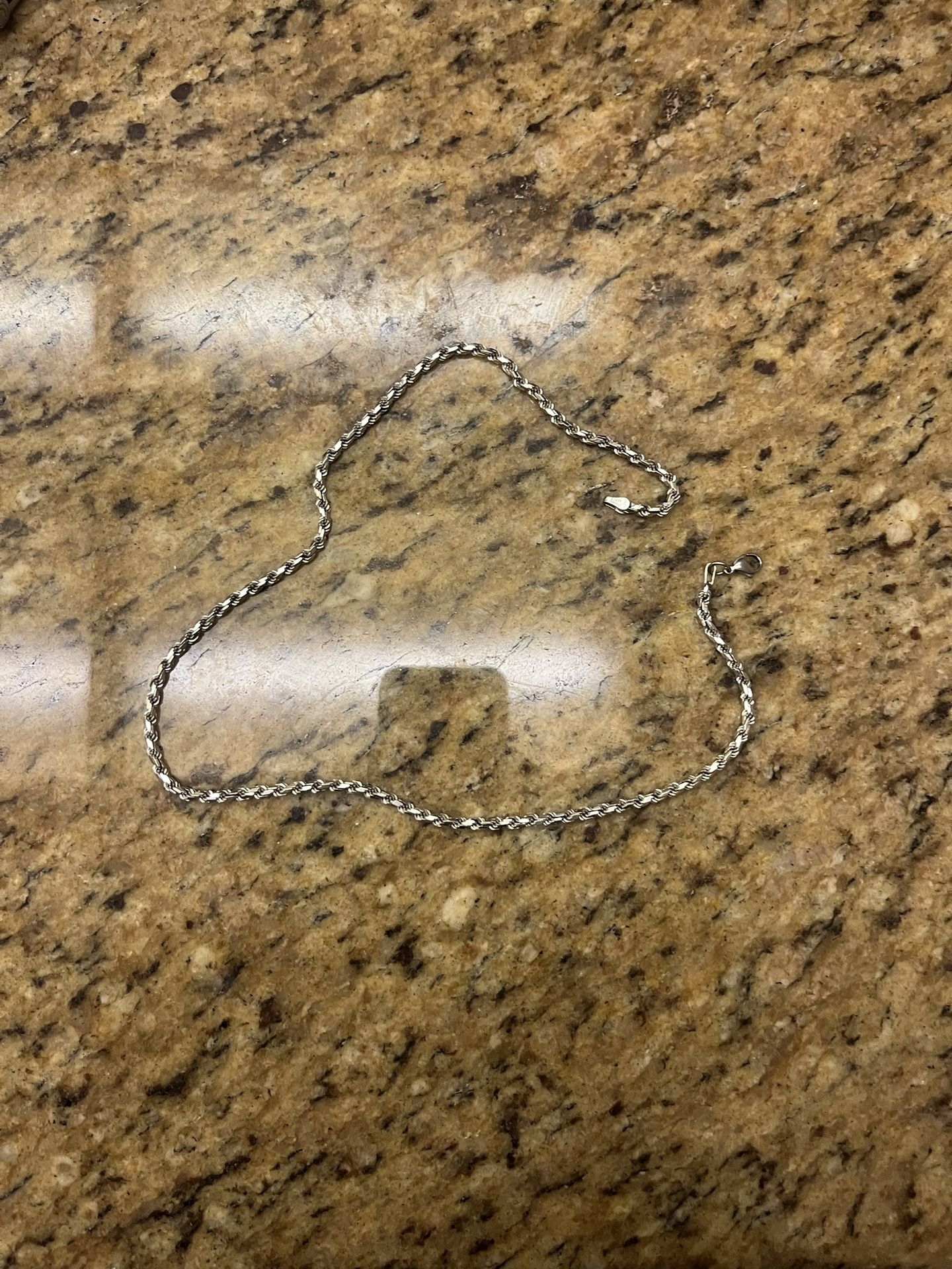 White Gold 14kt Chain