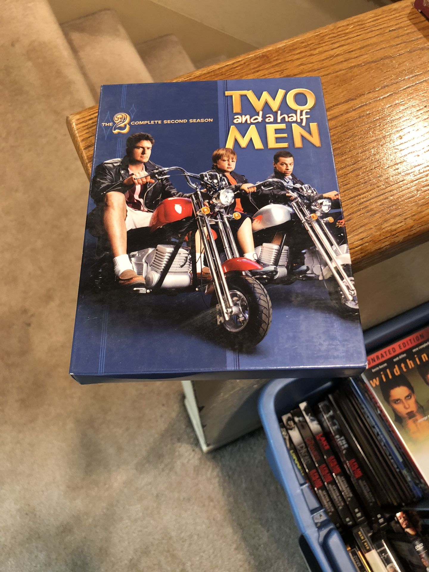 Two And A Half Men The Complete Second Season 2 two S2 tv series box set Charlie Sheen