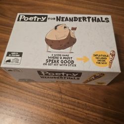Poetry For Neanderthals UNOPENED! BRAND NEW!