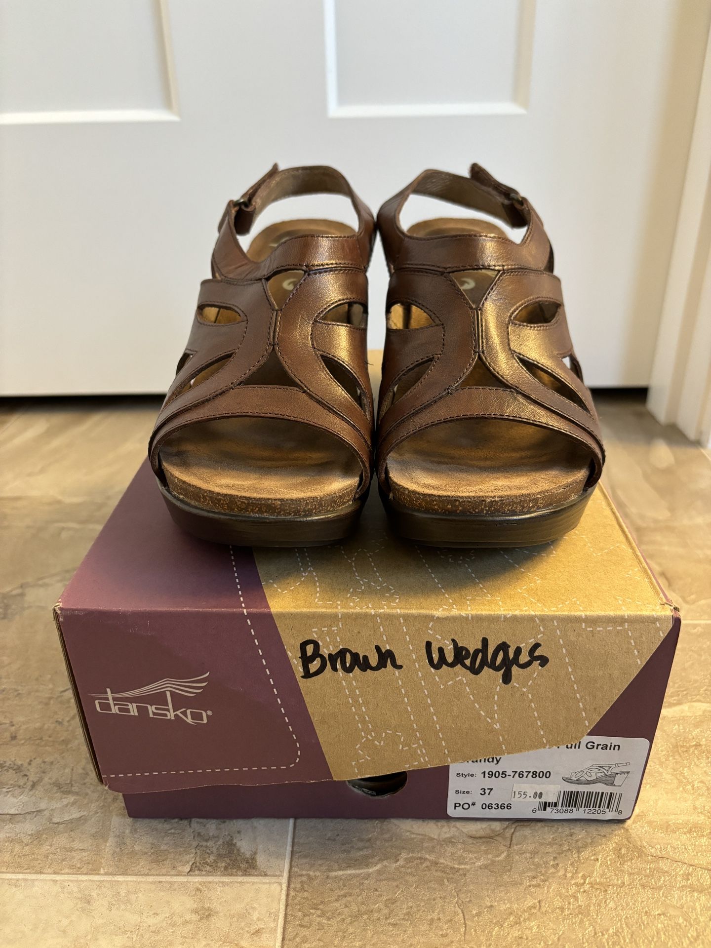 Dansko Brown Wedges