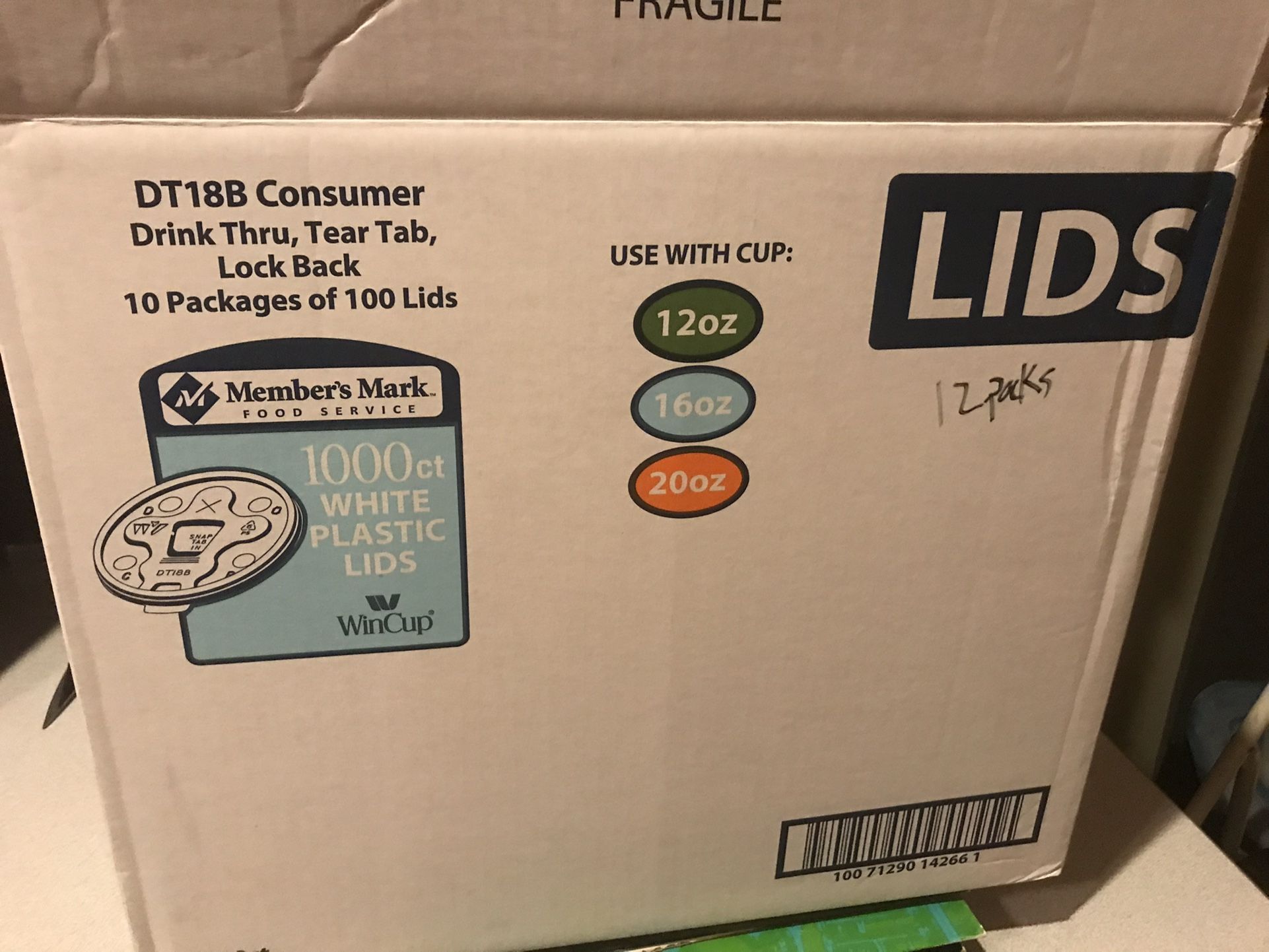 VARIETY OF PLASTIC LIDS