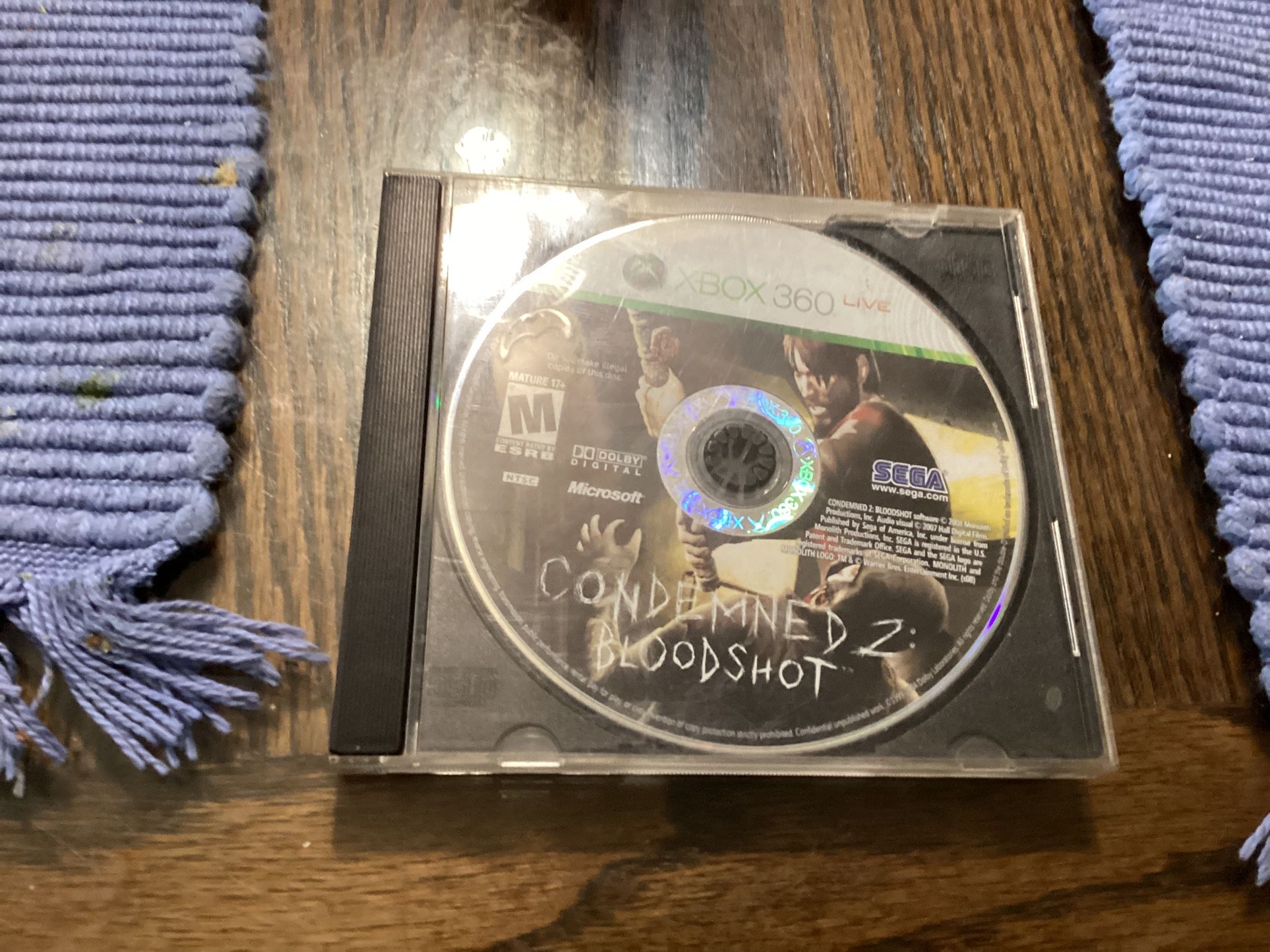 Xbox 360 Condemned 2 Bloodshot Game