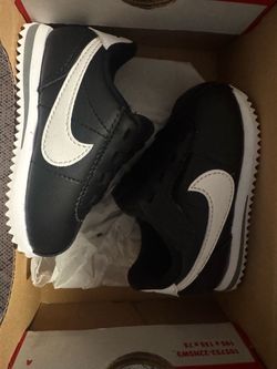 Nike Cortez Toddler Sneakers Black White