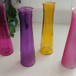 4 Tall Vases