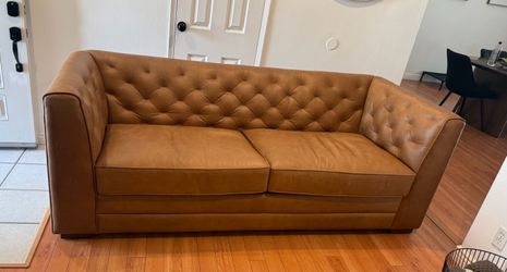Essex 86 queen leather sofa sleeper