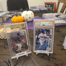 Gavin Lux & Kyle Tucker Rookie Cards Graded