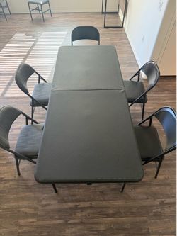 Foldable Table and Chairs