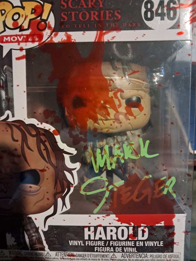 Scary Stories To Tell In The Dark Harold Signed Pop
