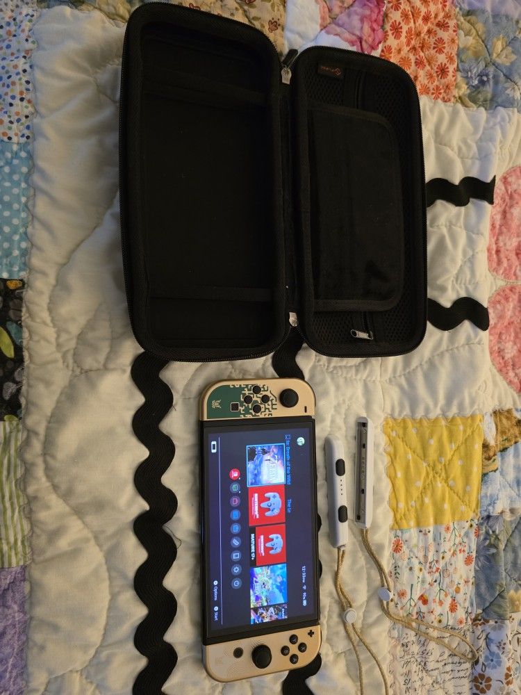 Switch Oled Travel Case Screen Protector (Already On)