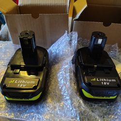 Ryobi OEM & none OEM Batteries available 2 ah 3 ah 4 ah 5 ah 8 ah battery new 18v 18volt one+