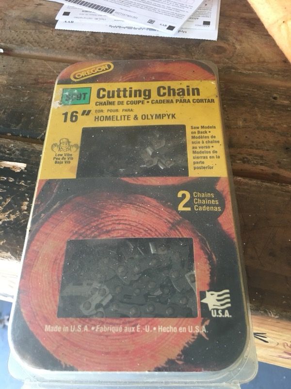 2 brand new 16 inch chainsaw chains