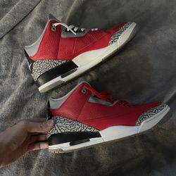 Retro Jordan 3 Red Cement 