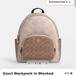 Coach backpack 