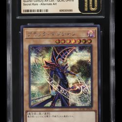 2025 Yu-Gi-Oh! Japanese Quarter Century Alt Art Dark Magician CGC 10 PRISTINE