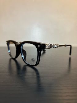 Chrome hearts blue light glasses silver