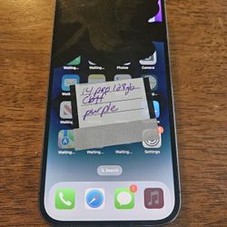 IPHONE 14 PRO (NOT THE MAX) 128GB UNLOCKED CRACKED