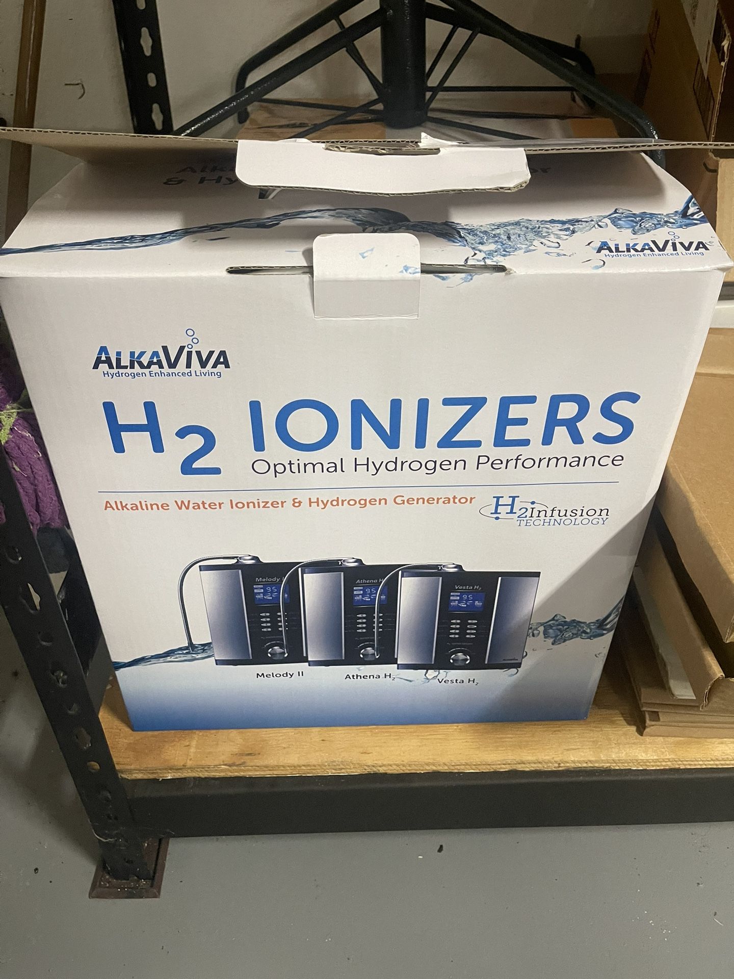New In Box -Athena H2 water ionizer - Alka viva - brand new in box