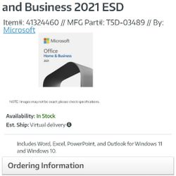 Microsoft Home And Business 2021 Lifetime Redemption Code
