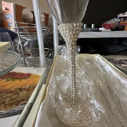 Bling Wedding Flutes