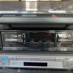 FREE Audio Visual Cables And Vhr, Record Tape Player Set