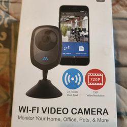 Momentum Wi-Fi Stick-Up Security Cloud Camera, Baby Monitor, HD Video, Two-Way