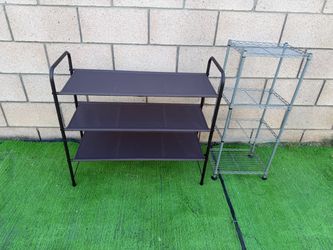 3-Tier Shoe Rack new and Wire Shelving Unit